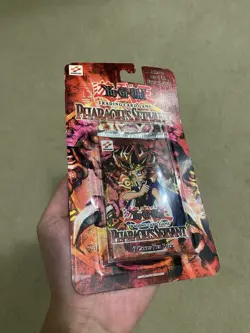 YuGiOh Pharaoh's Servant Blister Booster Pack Sealed Square Original Konami - Image 2