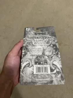 YuGiOh Pharaoh's Servant Blister Booster Pack Sealed Square Original Konami - Image 8