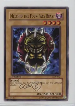 Melchid the Four-Face Beast 1st Ed. YuGiOh Labyrinth of Nightmare #LON-012 0y59 - Image 1