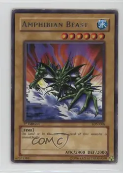 Amphibian Beast 1st Ed. YuGiOh Labyrinth of Nightmare #LON-008 2003 00lk - Image 1