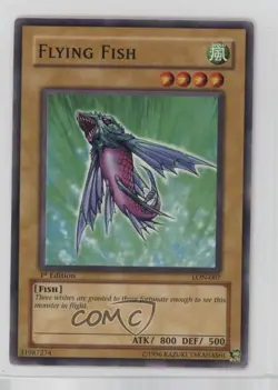 Flying Fish 1st Ed. YuGiOh Labyrinth of Nightmare #LON-007 2003 wq8 - Image 1