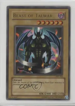 Beast of Talwar (UR) Unlimited YuGiOh Pharaoh's Servant #PSV-103 2002 16f0 - Image 1