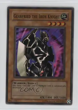 Gearfried the Iron Knight Unlimited YuGiOh Pharaoh's Servant #PSV-101 2002 05k6 - Image 1