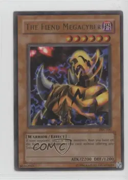 The Fiend Megacyber Unlimited YuGiOh Pharaoh's Servant #PSV-100 2002 16f0 - Image 1