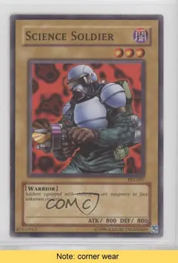 Science Soldier Unlimited YuGiOh Pharaoh's Servant #PSV-097 2002 READ 0d8t - Image 1