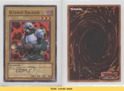 Science Soldier Unlimited YuGiOh Pharaoh's Servant #PSV-097 2002 READ 0d8t - Image 3