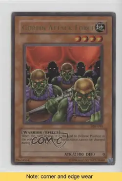 Goblin Attack Force Unlimited YuGiOh Pharaoh's Servant #PSV-094 2002 READ 0c6 - Image 1