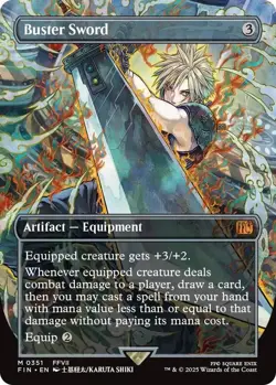 Buster Sword (Borderless) Final Fantasy Foil - Image 2