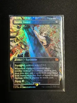 Buster Sword (Borderless) Final Fantasy Foil - Image 3