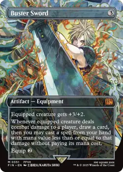 Buster Sword (Borderless) Final Fantasy Foil - Image 4