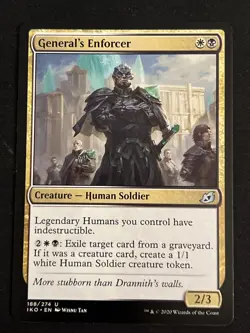 1x General's Enforcer (188) Ikoria Lair of Behemoths LP MTG Magic x1 MKE - Image 1