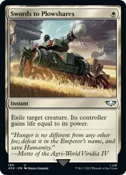 MTG ~ Swords to Plowshare ~Universes Beyond Warhammer 40000 Commander ~ NM - Image 2