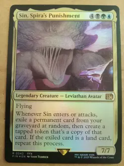 Sin, Spira's Punishment (Foil) - 242 - FINAL FANTASY  Mint - MTG - Image 2