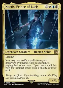 1 x Noctis, Prince of Lucis - Foil - Final Fantasy - NM-Mint - MTG - Image 2