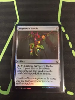 MTG Magic The Gathering Wayfarer’s Bauble Foil CLB Artifact Commander - Image 1