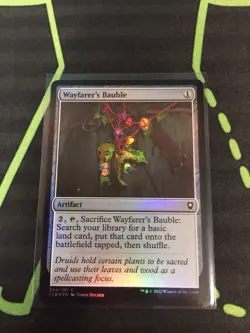 MTG Magic The Gathering Wayfarer’s Bauble Foil CLB Artifact Commander - Image 2