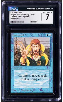 Magic: The Gathering Counterspell Limited Edition (Beta) CGC 7 Near Mint - Image 3