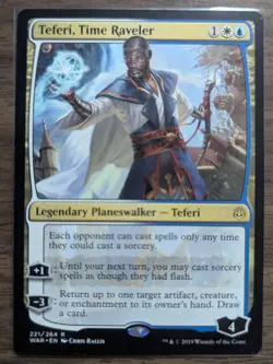 MTG Teferi, Time Raveler Non-Foil from War of the Spark NM - Image 3