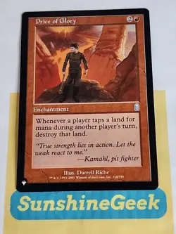 Price of Glory The List Reprints Regular - Image 3