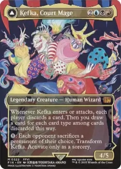 Kefka, Court Mage (Borderless) (0322) Final Fantasy Foil - Image 1