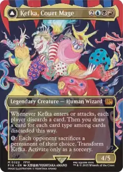 Kefka, Court Mage (Borderless) (0322) Final Fantasy Foil - Image 4