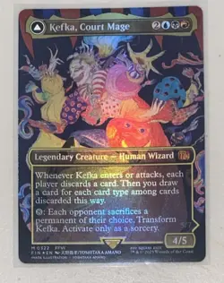 Kefka, Court Mage (Borderless) (0322) Final Fantasy Foil - Image 1