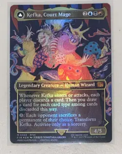 Kefka, Court Mage (Borderless) (0322) Final Fantasy Foil - Image 2