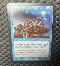 Overburden Prophecy Regular Magic the Gathering MTG Card - Image 1