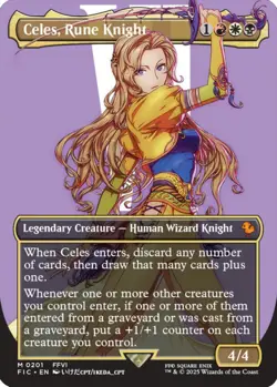 Celes, Rune Knight (Borderless) Commander: Final Fantasy Regular - Image 1