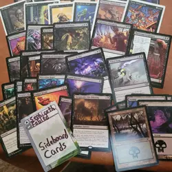 Special Request Sephiroth themed Custom COMMANDER Magic Deck with extra cards. - Image 18