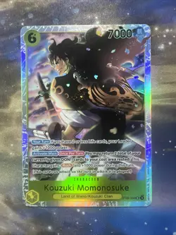 ST28-004 Kouzuki Momonosuke : Super Rare English One Piece TCG Card : ST28: Star - Image 1