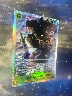 ST28-004 Kouzuki Momonosuke : Super Rare English One Piece TCG Card : ST28: Star - Image 2