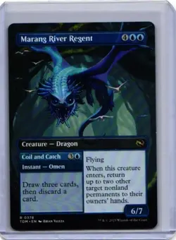 Marang River Regent, #378, Tarkir: Dragonstorm, NM, Rare, Borderless Reversible - Image 2