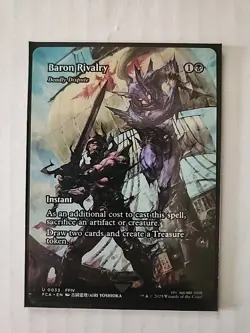 Baron Rivalry Deadly Dispute (Borderless) - Final Fantasy - NM - MTG Magic- Rare - Image 2