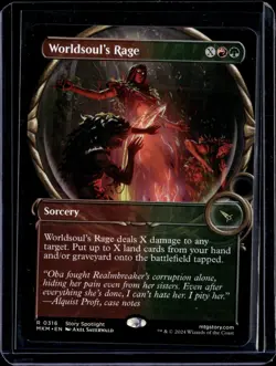 Worldsoul's Rage - 316 - MKM - NM - MTG Magic the Gathering - Image 2