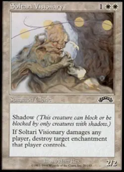 MTG - Soltari Visionary - Exodus - NM, English Magic FLAT RATE SHIP - Image 1