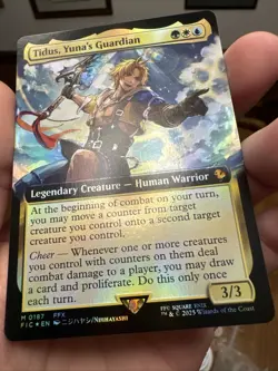 Tidus, Yuna's Guardian (Extended Art) Commander: Final Fantasy Foil MTG #187 - Image 16