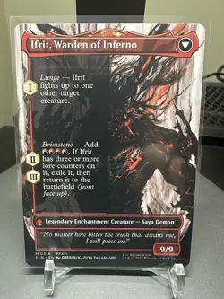 Clive, Ifrit's Dominant (Borderless) (0318) Final Fantasy Non Foil MTG - Image 2
