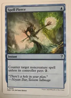 Spell Pierce (White Border) [Mystery Booster 2] Near Mint MTG - Image 2