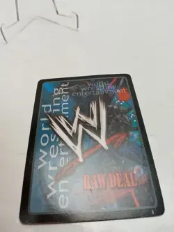 WWE RAW DEAL CCG The Road To Victory Signed by Wess Victory Card Creator NM/LP - Image 4