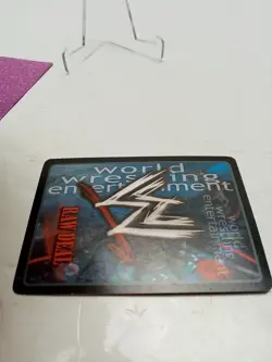 WWE RAW DEAL CCG The Road To Victory Signed by Wess Victory Card Creator NM/LP - Image 5