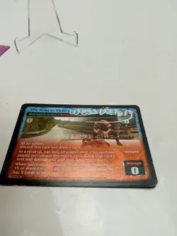 WWE RAW DEAL CCG The Road To Victory Signed by Wess Victory Card Creator NM/LP - Image 6