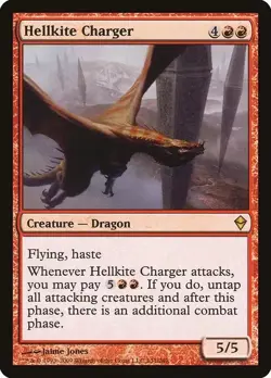Hellkite Charger Zendikar Regular (NM) Magic the gathering MTG - Image 1