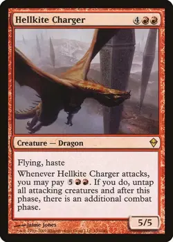 Hellkite Charger Zendikar Regular (NM) Magic the gathering MTG - Image 2