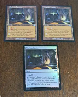 MTG 3x Mishra's Factory (2 Retro) - Dominaria Remastered - 399 Uncommon - Image 1