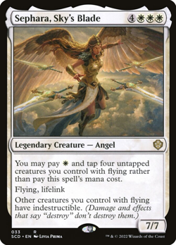 Sephara, Sky's Blade [Starter Commander Decks] M/NM MTG Magic - Image 2