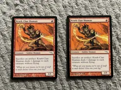 2x  Krark-Clan Shaman (Mirrodin, Common, English, 2003) MTG - Image 2