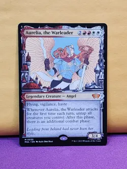 1x SHOWCASE Aurelia, the Warleader, NM, MUL, Magic: the Gathering, MtG - Image 1