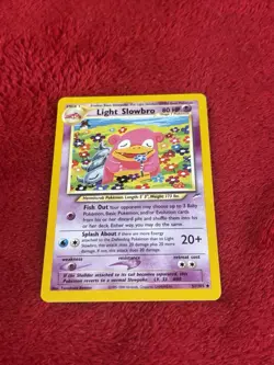 Light Slowbro 51/105 Neo Destiny Regular Pokemon Card Played - Image 11