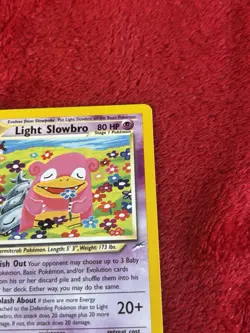 Light Slowbro 51/105 Neo Destiny Regular Pokemon Card Played - Image 2